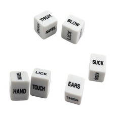 Rétro blanc adulte amour sexe dés jeux couples érotiques jouets préliminaires