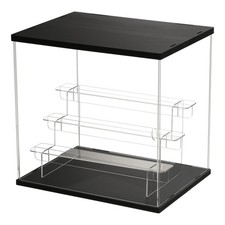 4 Tier Acrylic Display Briefcase LED Light Showcase Display Boxes Figure