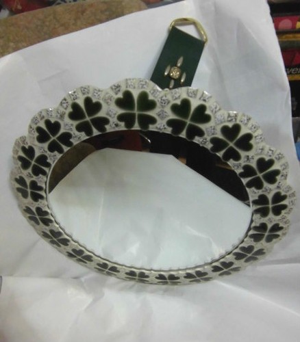 Miroir mosaïque pierre - miroir,