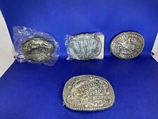 Hesston National Finals Rodeo Belt Buckle Factory Sealed 81 83 84 90 Set 4