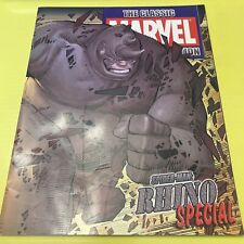 the classic marvel figurine spiderman rhino special -(just book)-  comics book