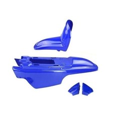 Kit 4 carénage bleu pour moto