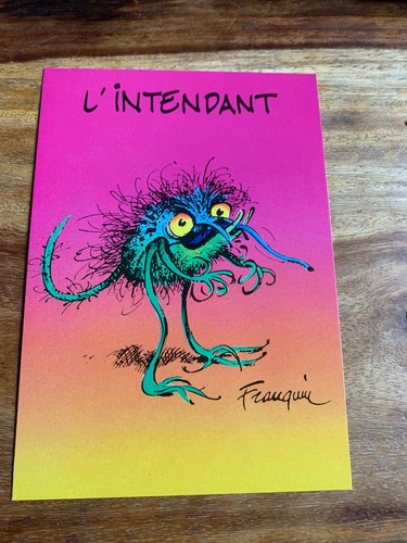 Carte postale 15x10 franquin - carte,