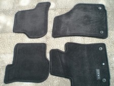 ORIGINAL RUBBER CARPET FABRIC MATS FITS SEAT LEON 2005 2012 