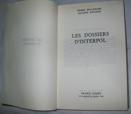 Les dossiers interpol - dossiers, d'interpol