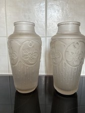 Paire De Vases Art Deco Signés