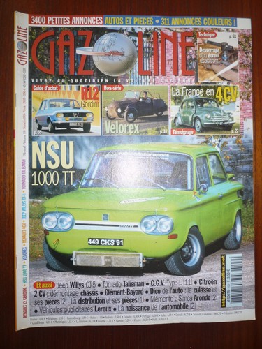 Revue gazoline 109 nsu - gazoline,