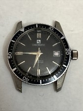 Vtg Favre Leuba, automatic, date, swiss made Watch Winds And Runs Well Face Only