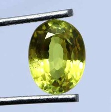 Saphir Jaune Naturel Oval De