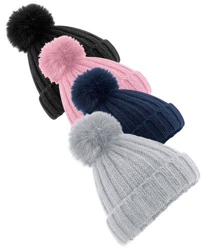 Beechfield bonnet ski - ski, pompon