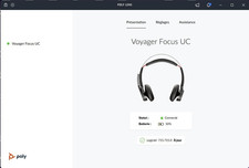 Casque Polycom Plantronics Voyager Focus UC  B825 Bluetooth