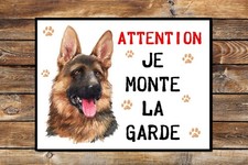 Plaque attention au chien