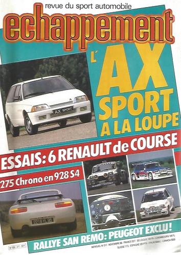 Echappement 217 sport - ax,