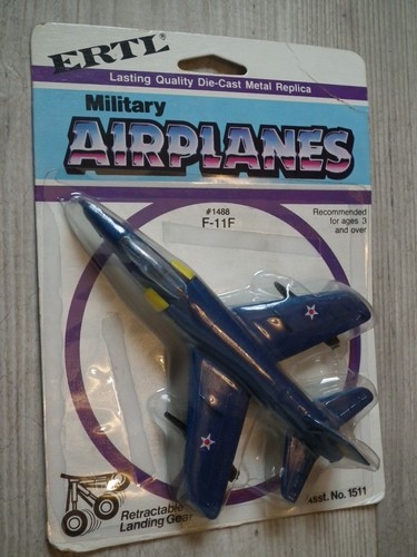 Avion miniature métal - miniature, f-11f