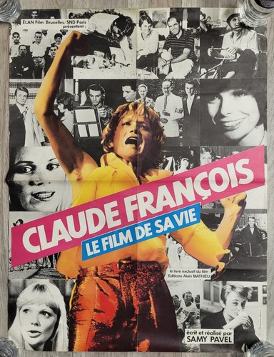 Claude françois rare - rare, affiche