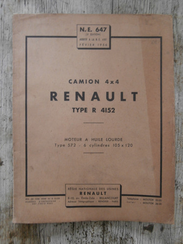 Camion 4x4 renault - renault, 4152