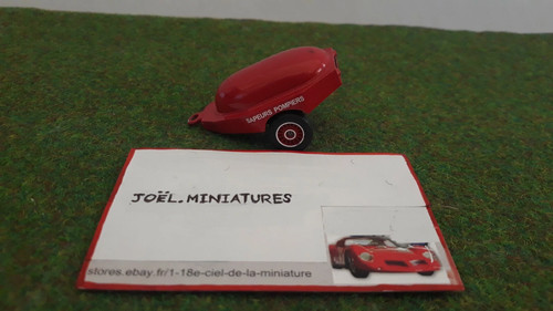 Remorque pompiers moto pompe - remorque,