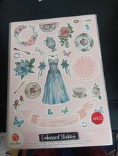 2X EMBOSSING STICKERS FOR SCRAPBOOKING NEW (Z653)