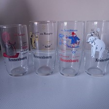 lot 4 verres différents