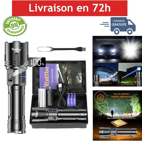 Lampe torche led relybo - torche,