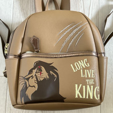 Disney Store Lion King Scar Backpack Limited Edition 24cm x 19cm Used very good