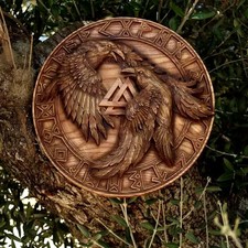 Art mural décor viking 24"