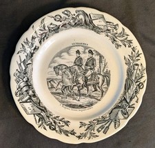 Talking plate gold medal HB Choisy le Roi, military, No. 1 gendarmes