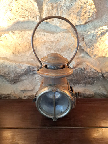 Ancienne lampe calèche - ancienne,
