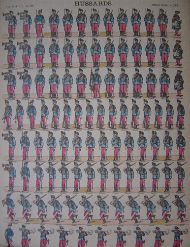 Image épinal hussards - d'épinal,