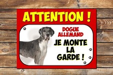 Plaque attention au chien