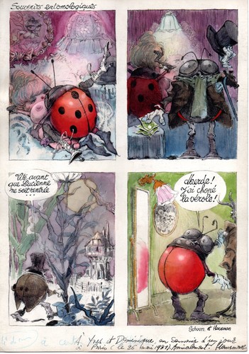 Planche originale rené - originale,