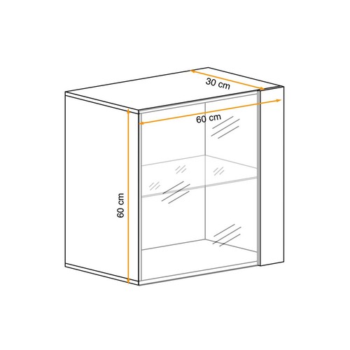Vitrine murale led switch - murale,