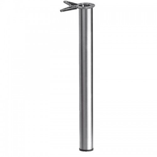 Lot pieds table inox - de,