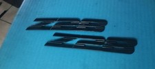 Chevrolet Camaro 1993-2002 Front Fender Black Z28 EMBLEMS USED OEM SET