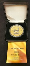 KRUGERRAND Space Gold Edition 1 oz pièces en argent bord Afrique du Sud 2022