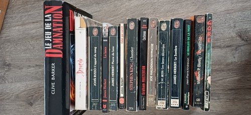 Lot livres horreur - lot,