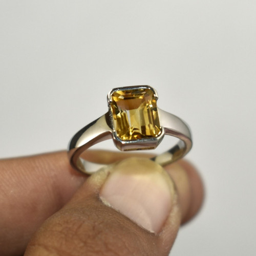 Bague topaze jaune 100 - , %