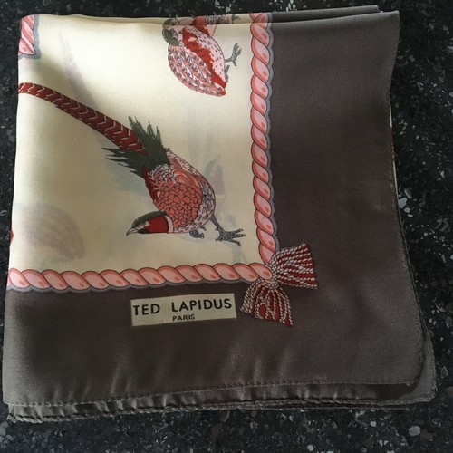 Foulard carré vintage - foulard, ted