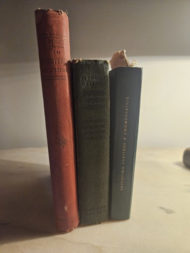 Lot livres anciens - 3, de
