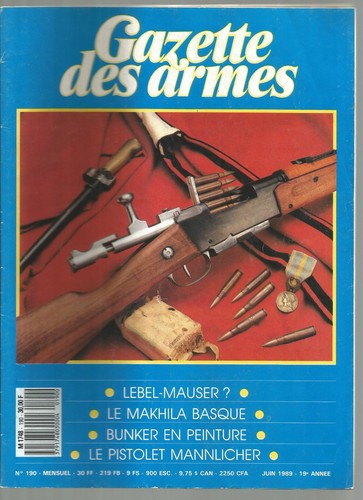 Gazette des armes - armes, n°190