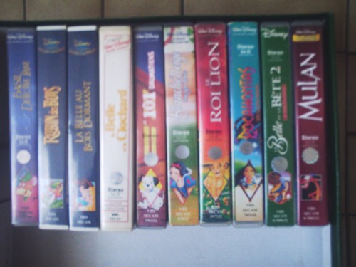 Cassettes vhs walt disney - cassettes,