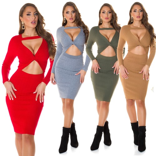 Robe sexy tricot avec - sexy,