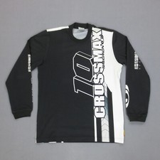 BaseLayer Ski Vintage Y2K Colorblock Logo Print Salomon CrossMax Homme S Noir