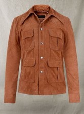 Veste marron décontractée en