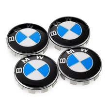 4X Cache Moyeu BMW 56mm Auto Clipser Jante Centre De Roue Enjoliveur Logo
