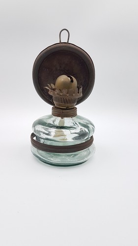 Ancienne lampe huile - , murale