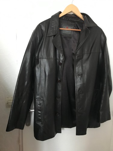 Veste cuir marron homme - cuir,
