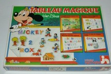 WALT DISNEY TABLEAU MAGIQUE (Magic Play desk) Jeux Nathan 1980s