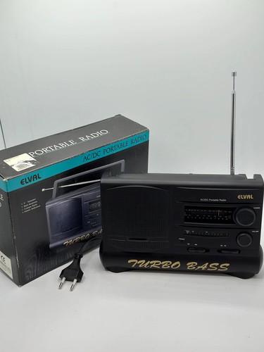 Radio vintage 1990 elval - radio,