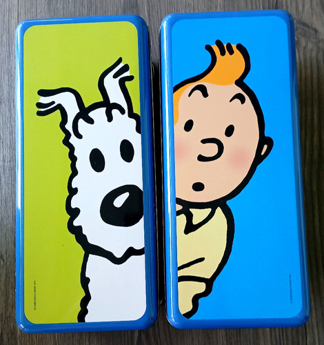 Boite metal tintin - boite,